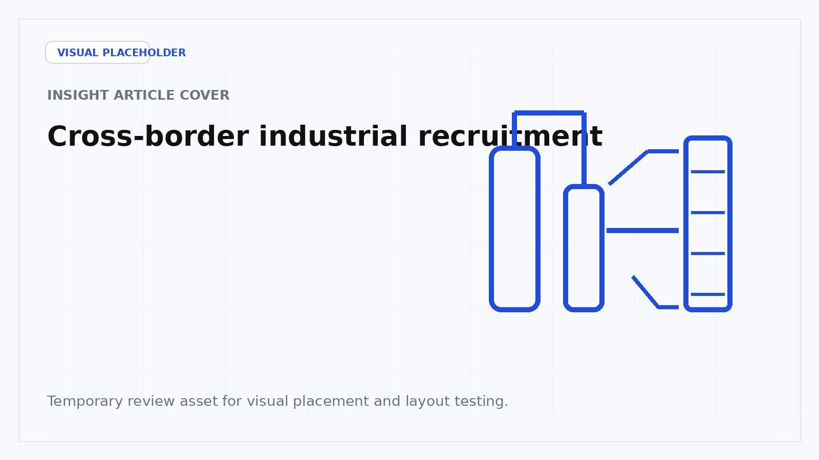 Placeholder image showing a cross-border industrial project context for Aegis' US market expansion update.