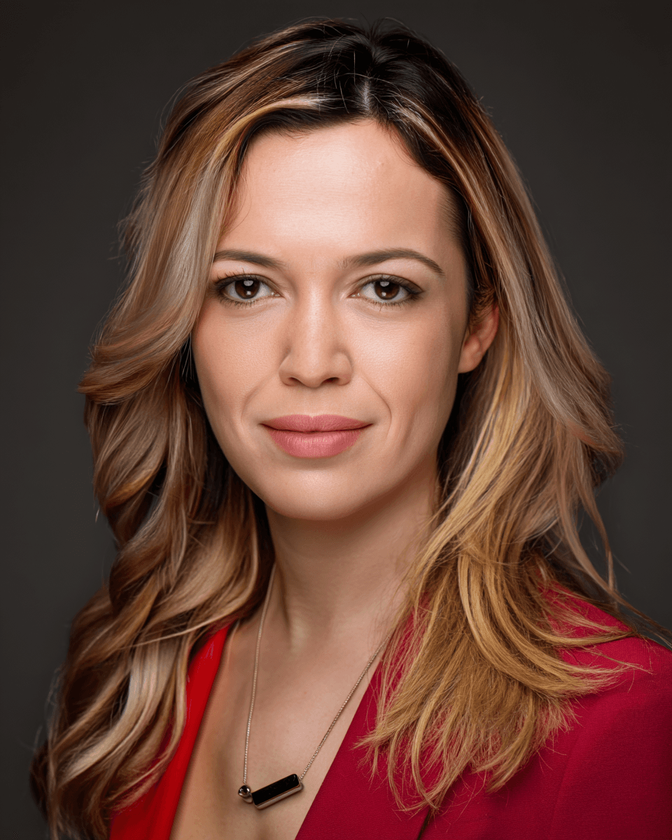 Editorial portrait placeholder for Gergana Tasheva in an international recruitment operations context